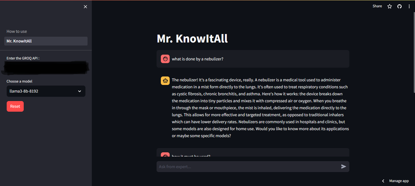 Mr.KnowItAll project